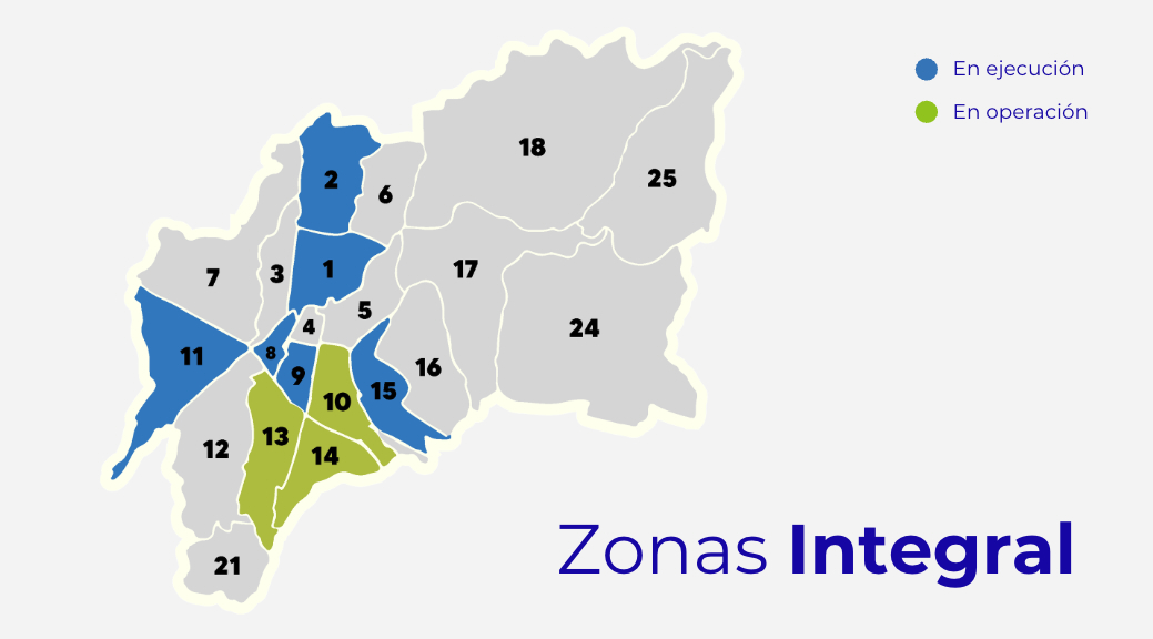 Mapa de Zonas